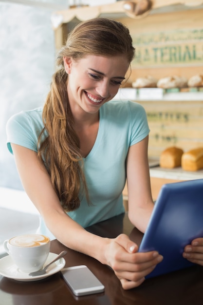 Contact person holding notepad